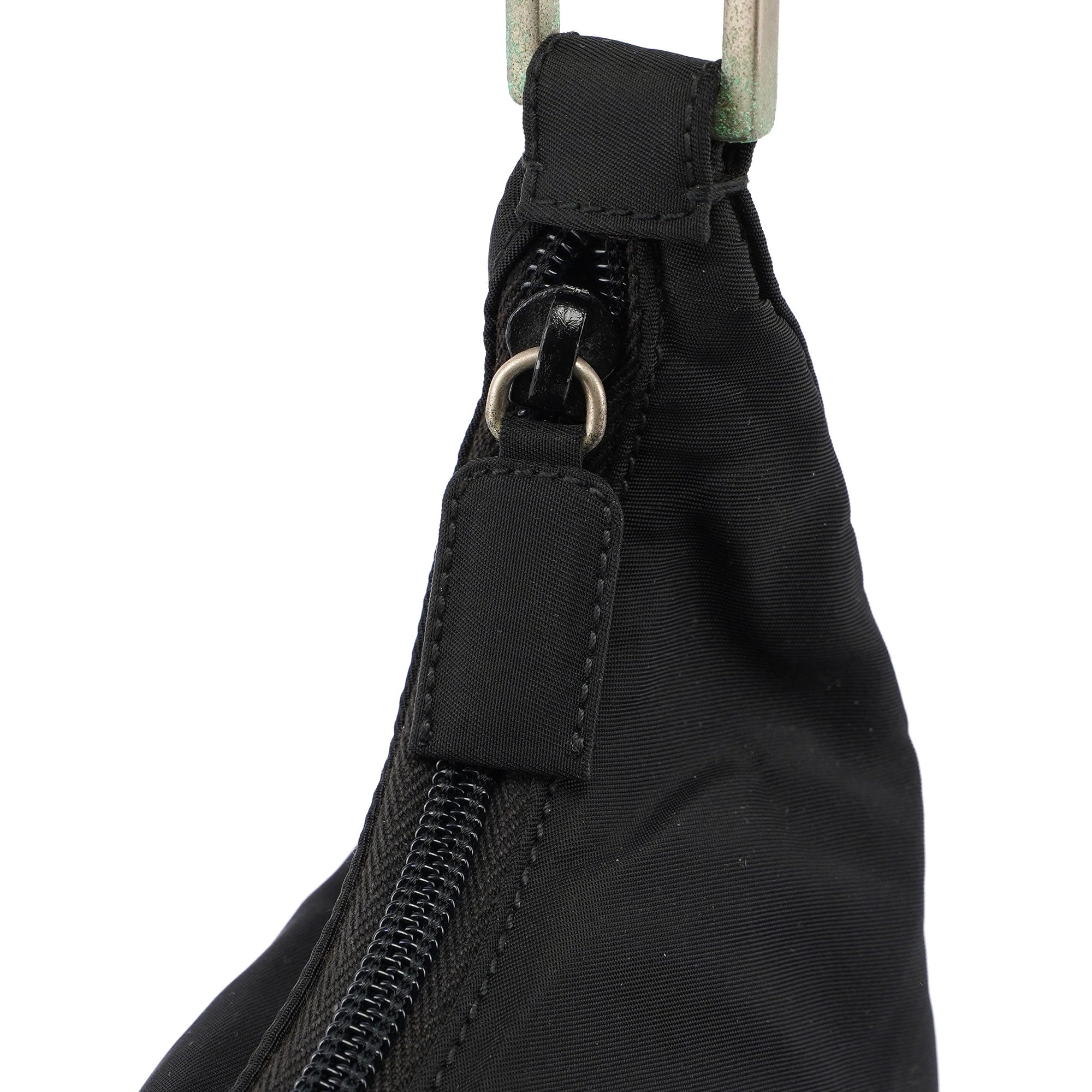 Black Tessuto Metallo Shoulder Bag