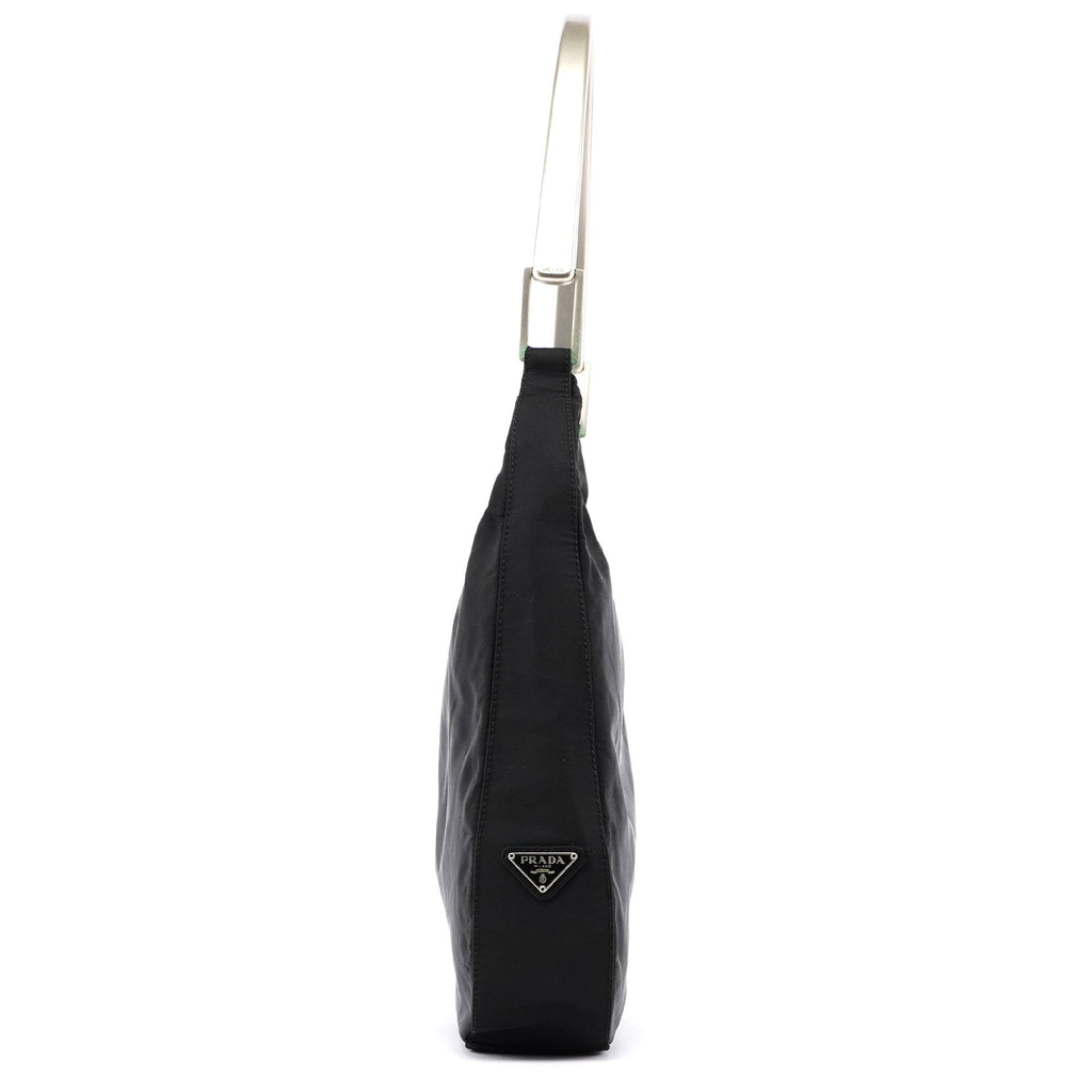 Black Tessuto Metallo Shoulder Bag