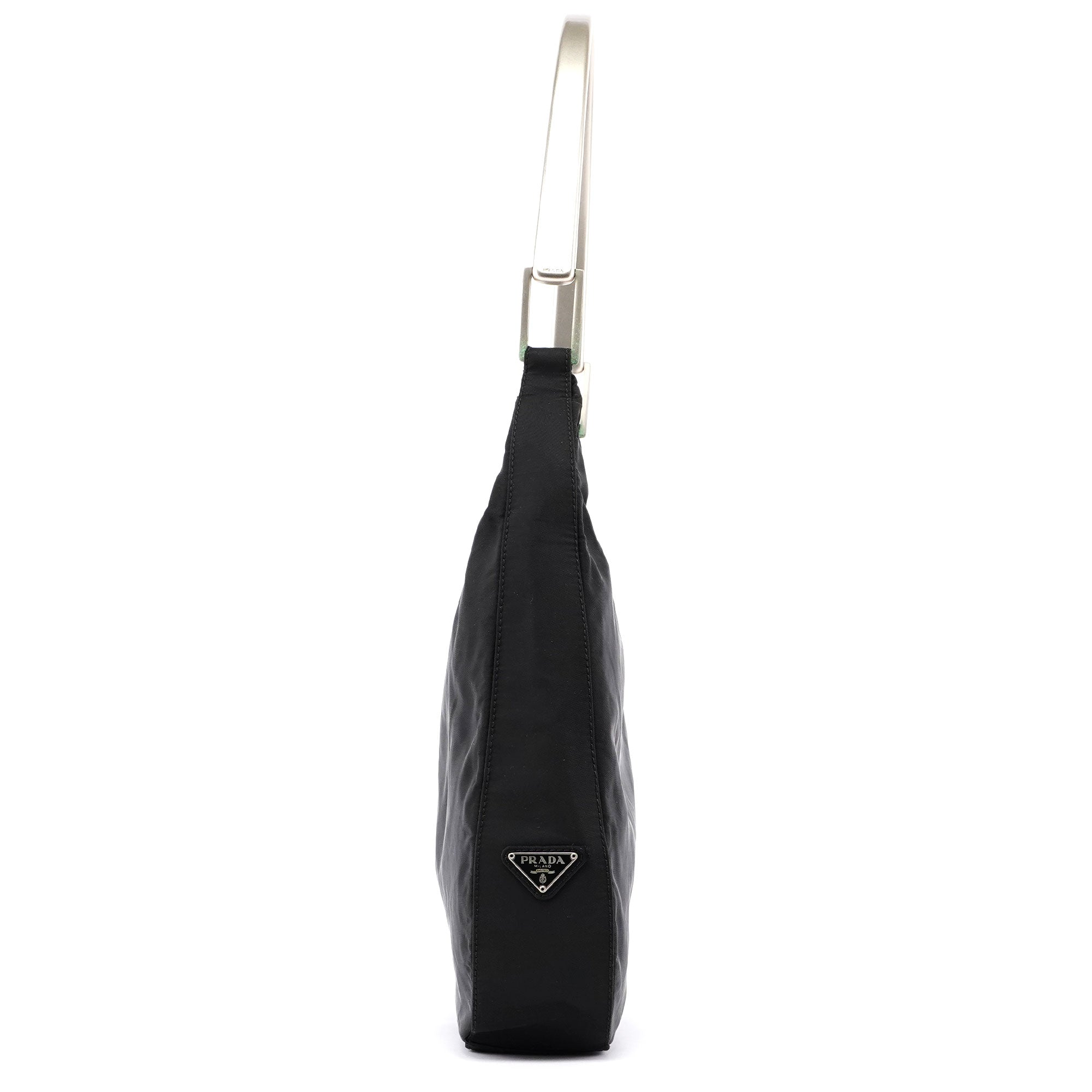 Black Tessuto Metallo Shoulder Bag