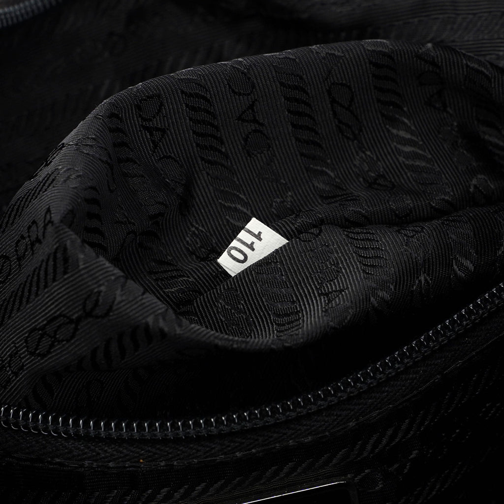 Black Tessuto Metallo Shoulder Bag