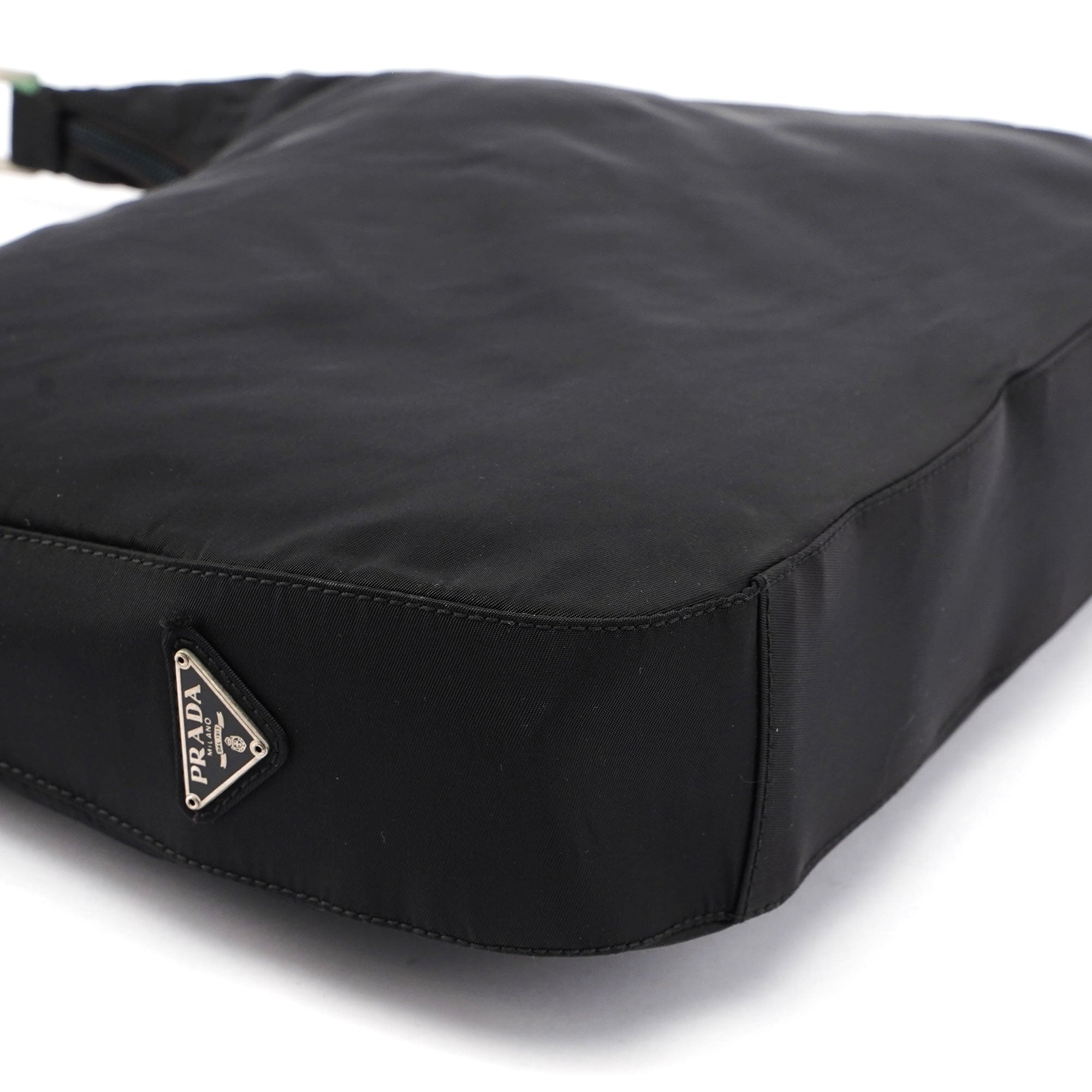 Black Tessuto Metallo Shoulder Bag