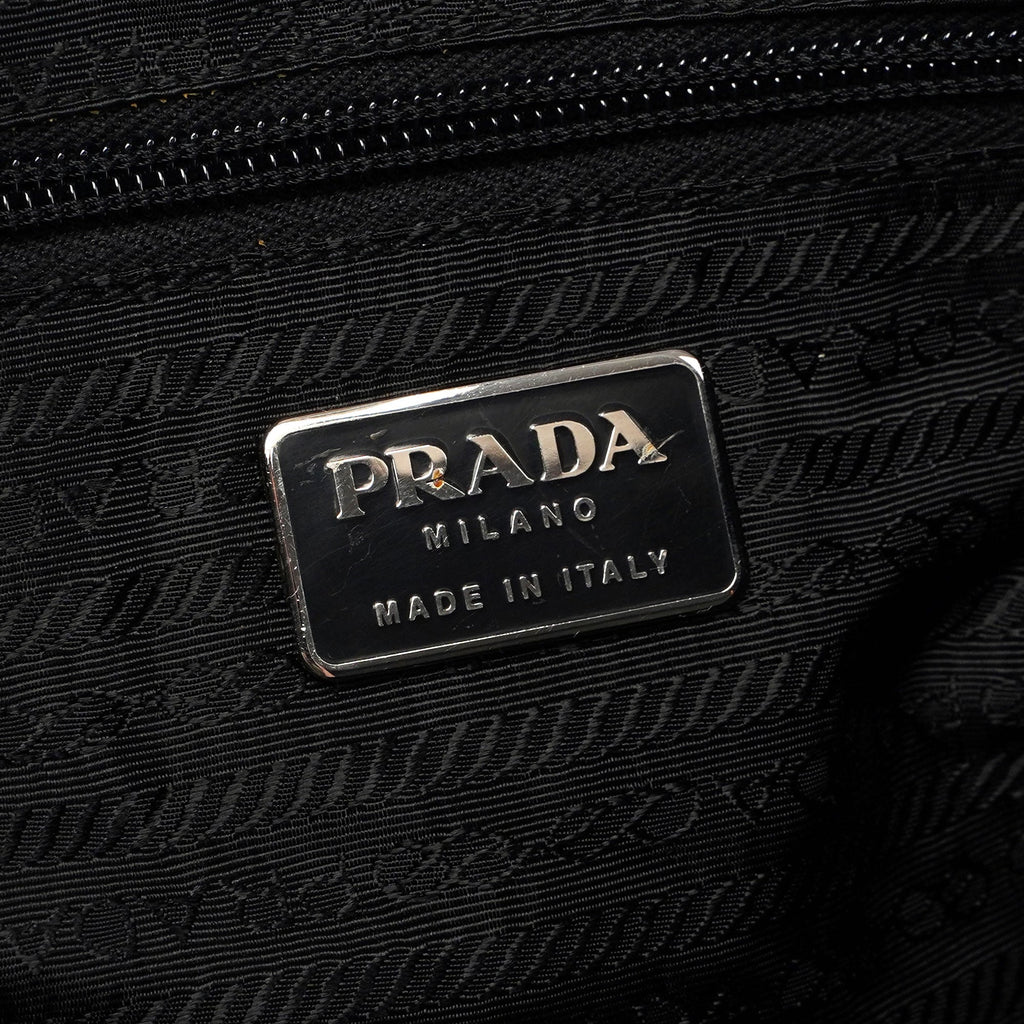 Black Tessuto Metallo Shoulder Bag