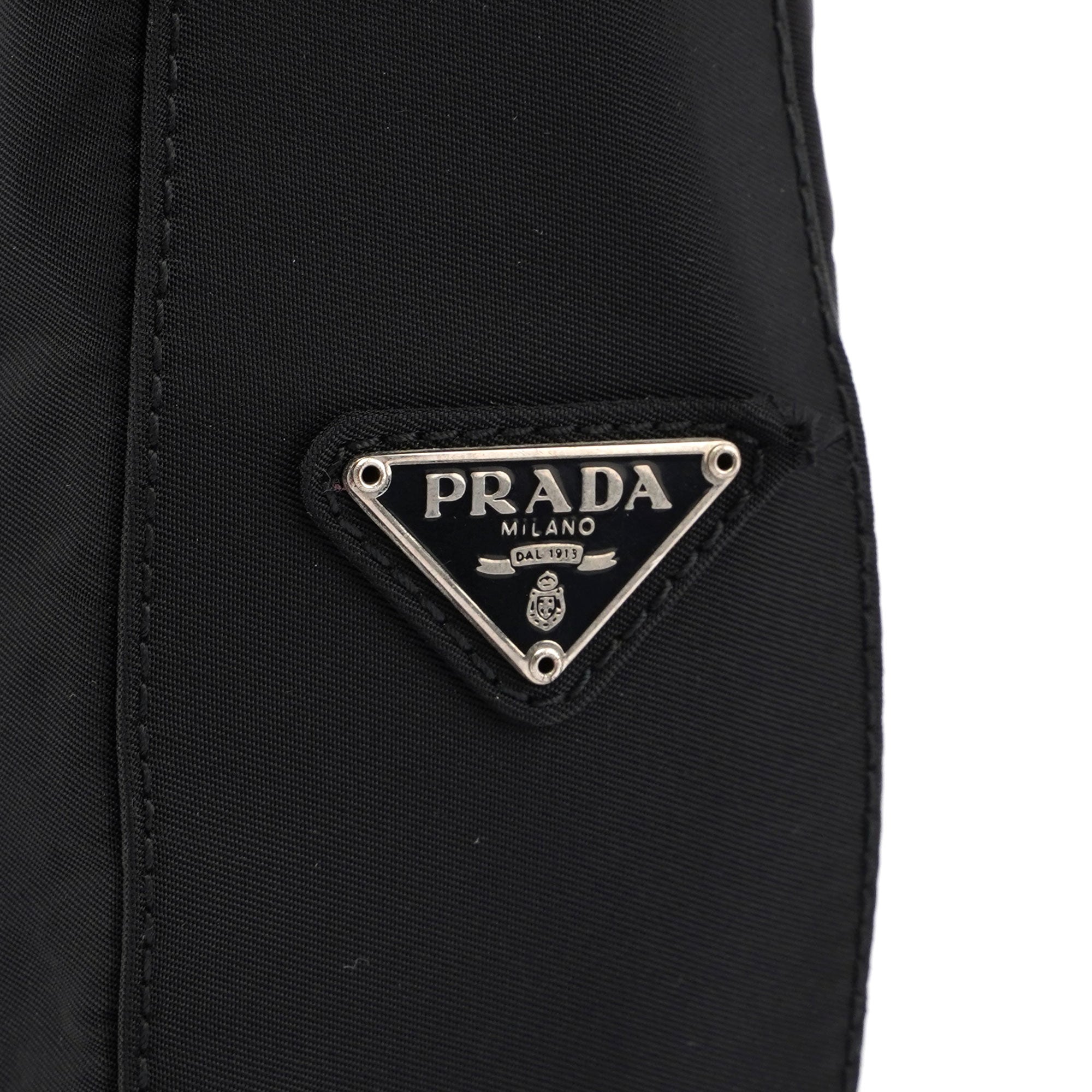 Black Tessuto Metallo Shoulder Bag