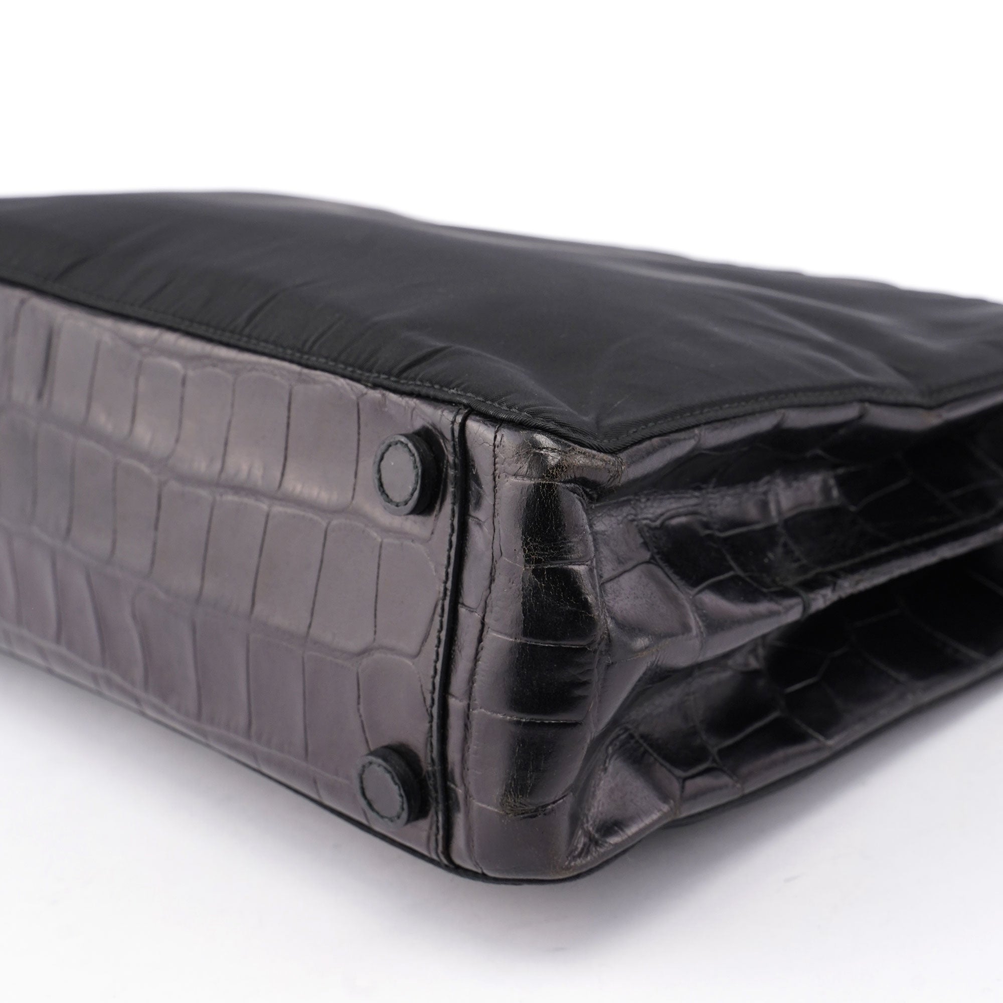 Black Tessuto Metallo Shoulder Bag