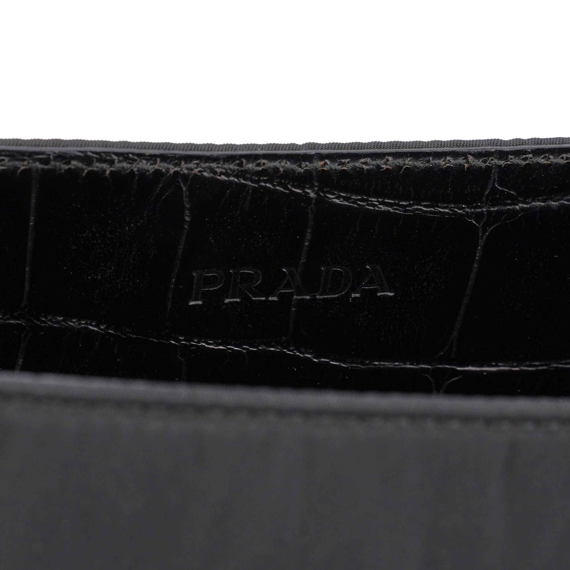 Black Tessuto Metallo Shoulder Bag