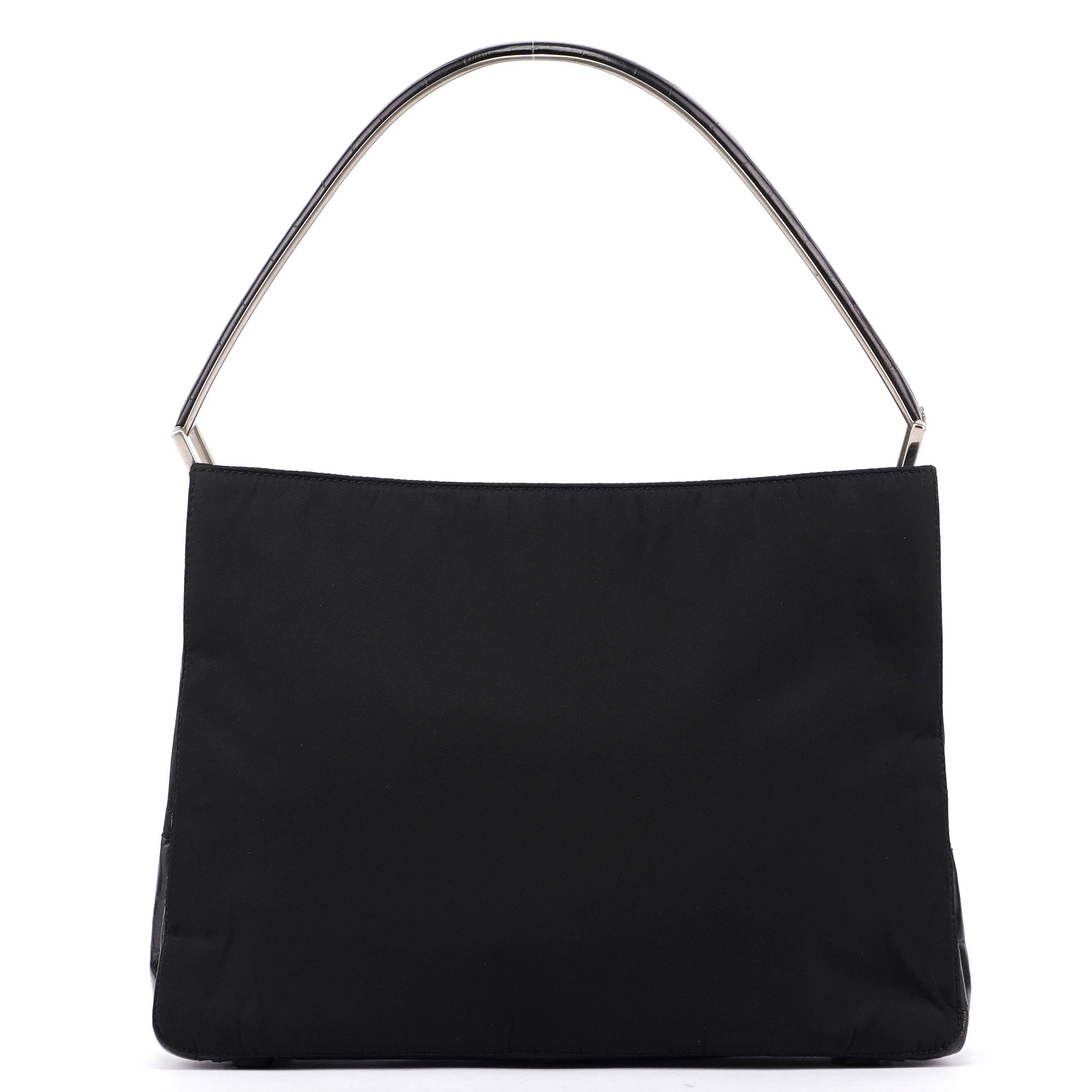 Black Tessuto Metallo Shoulder Bag