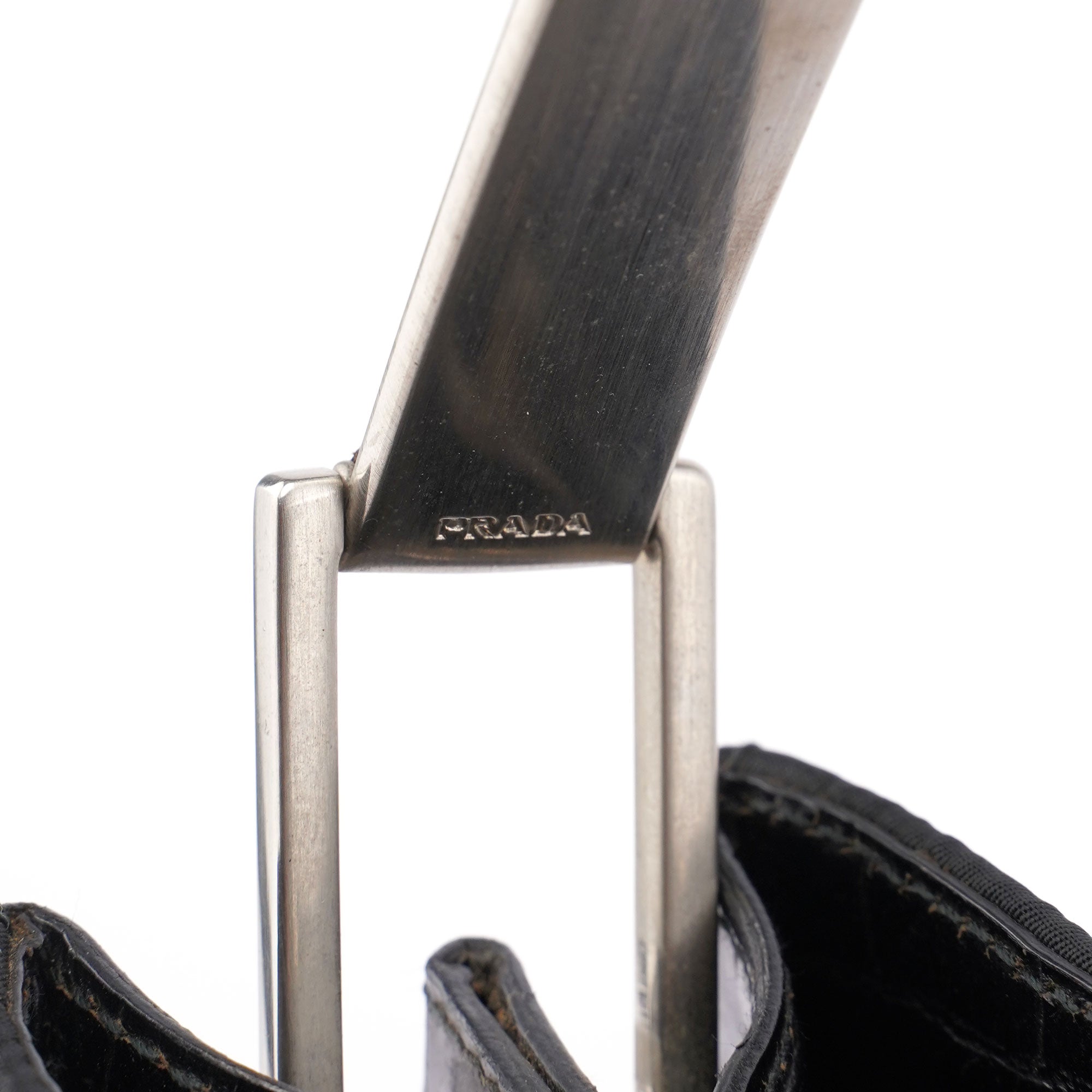 Black Tessuto Metallo Shoulder Bag