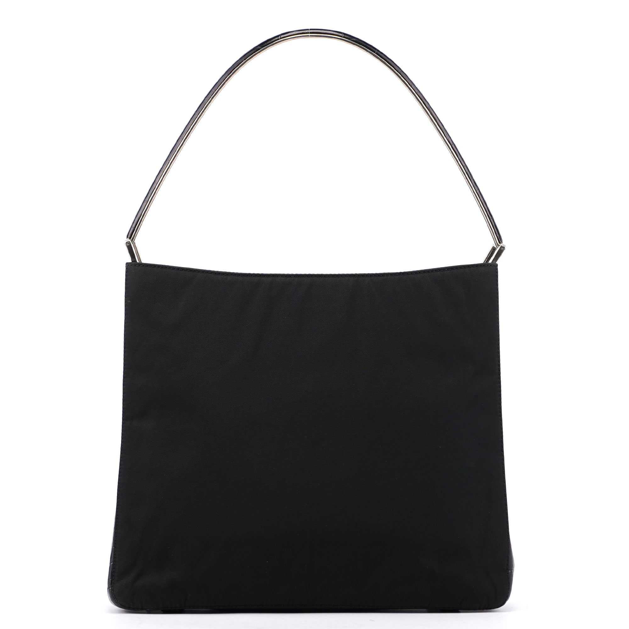 Black Tessuto Metallo Shoulder Bag
