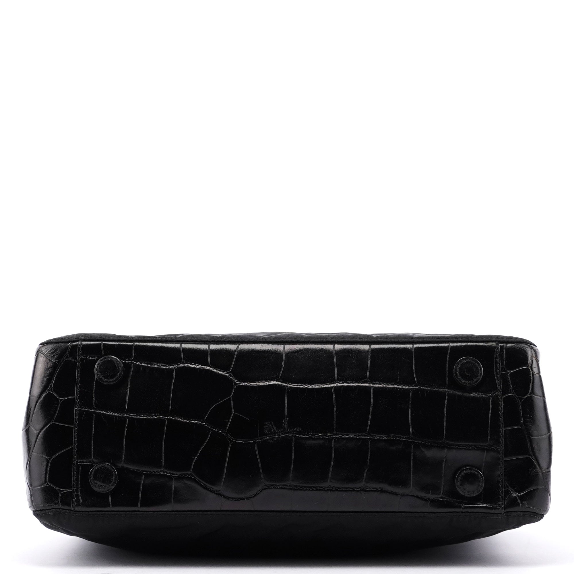 Black Tessuto Metallo Shoulder Bag
