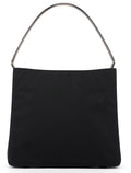 Black Tessuto Metallo Shoulder Bag