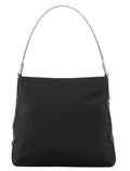 Black Tessuto Metallo Shoulder Bag