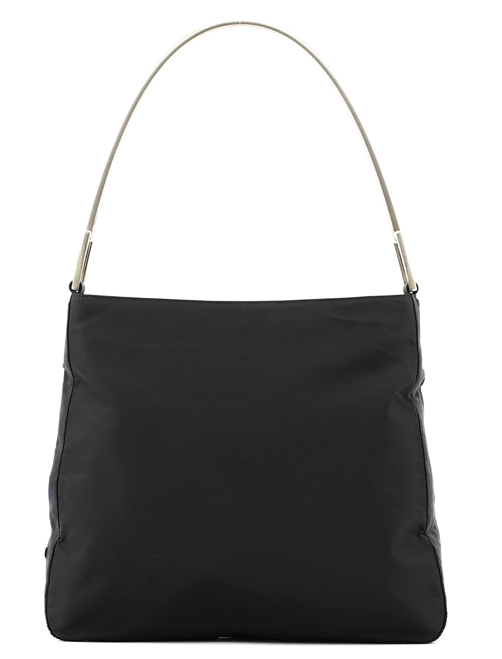 Black Tessuto Metallo Shoulder Bag