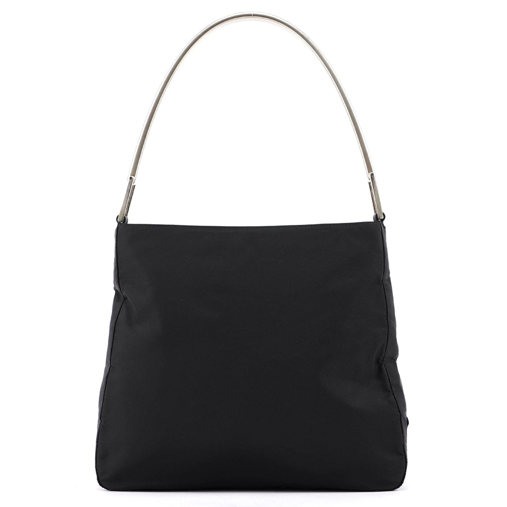 Black Tessuto Metallo Shoulder Bag