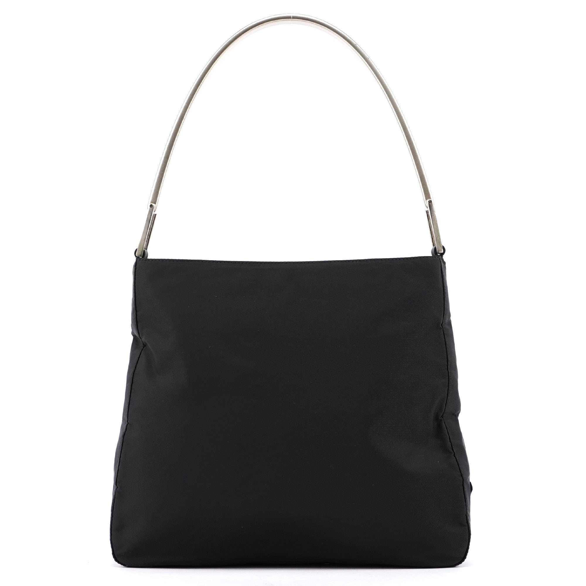 Black Tessuto Metallo Shoulder Bag
