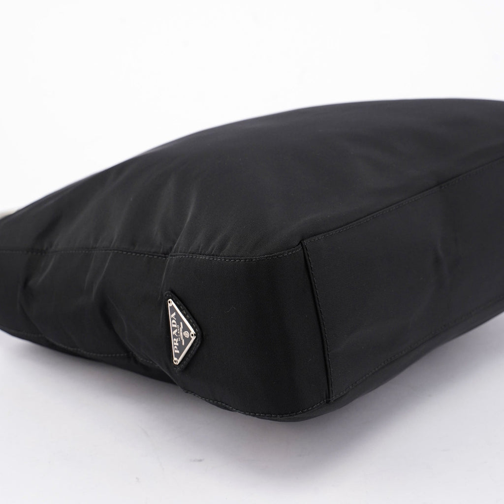Black Tessuto Metallo Shoulder Bag