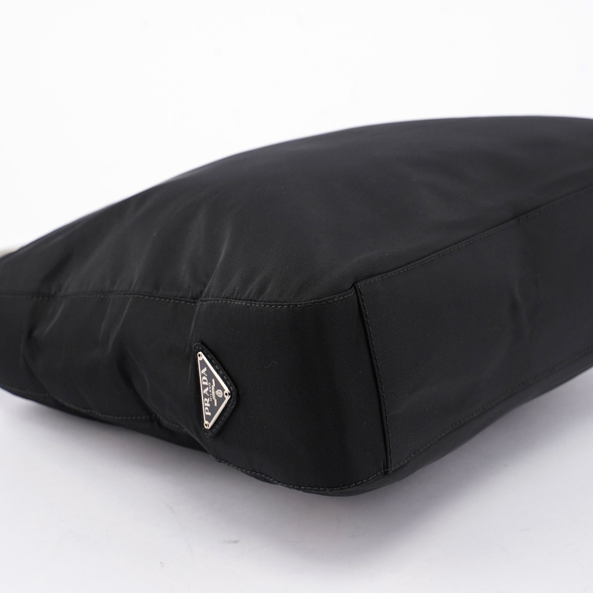 Black Tessuto Metallo Shoulder Bag