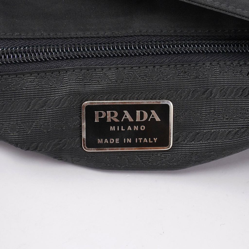 Black Tessuto Metallo Shoulder Bag