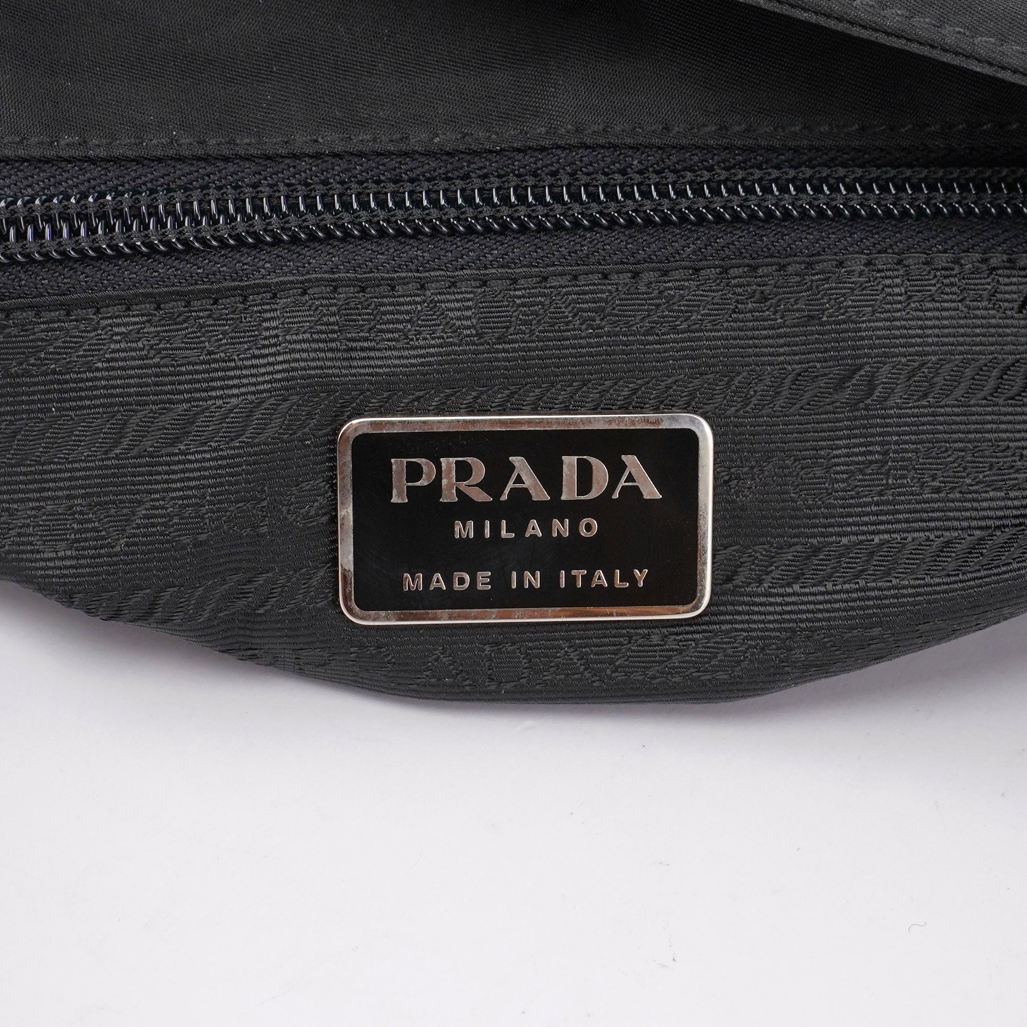 Black Tessuto Metallo Shoulder Bag