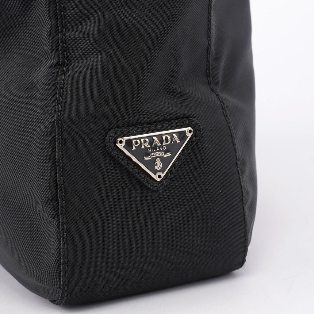 Black Tessuto Metallo Shoulder Bag