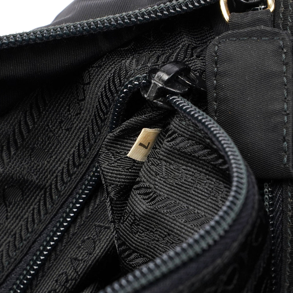 Black Tessuto Metallo Tote