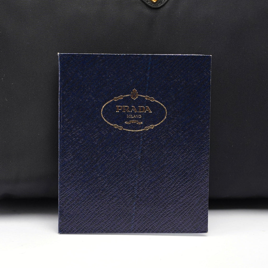 Black Tessuto Metallo Tote