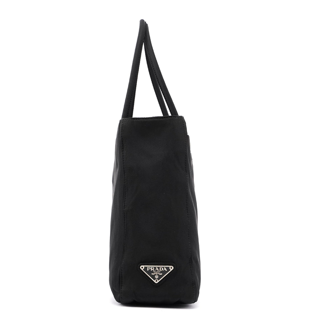 Black Tessuto Metropoli Tote Bag