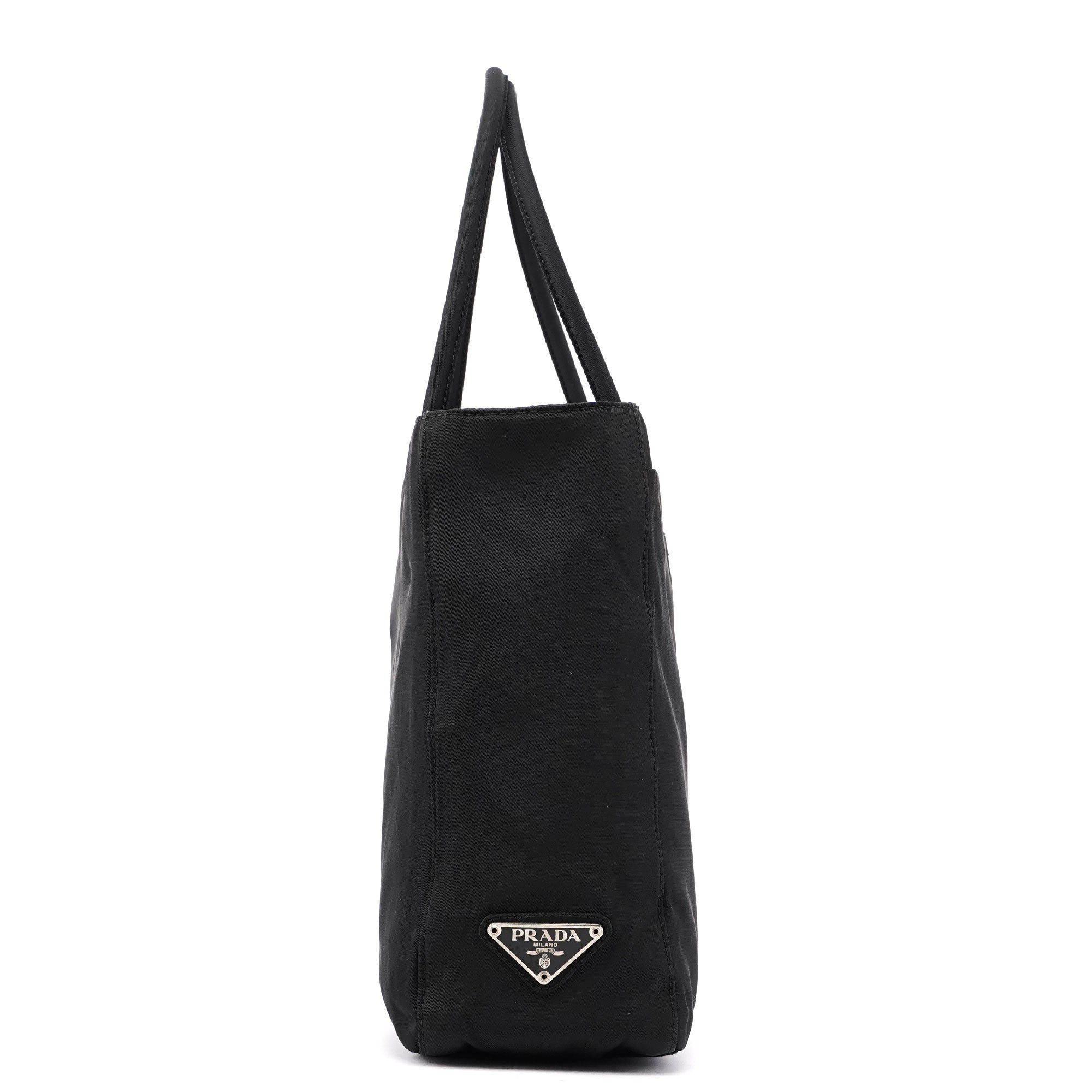 Black Tessuto Metropoli Tote Bag