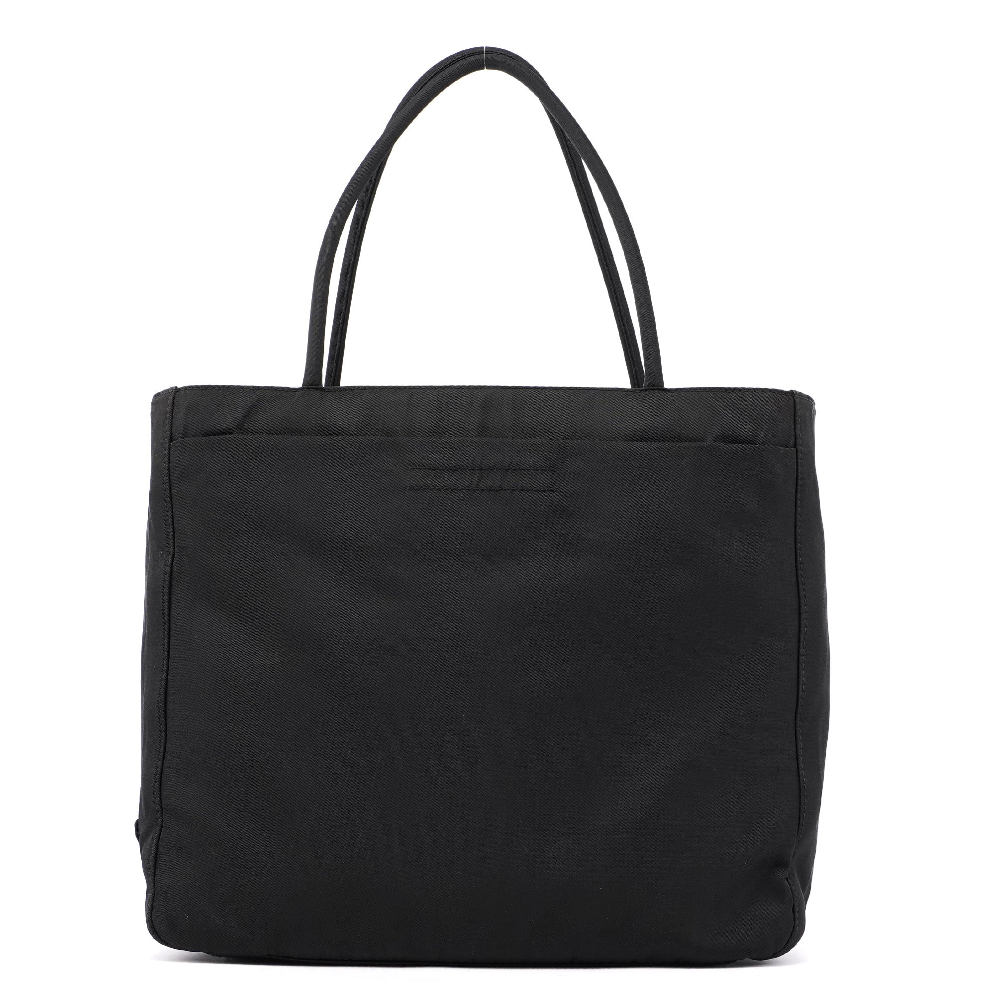 Black Tessuto Metropoli Tote Bag