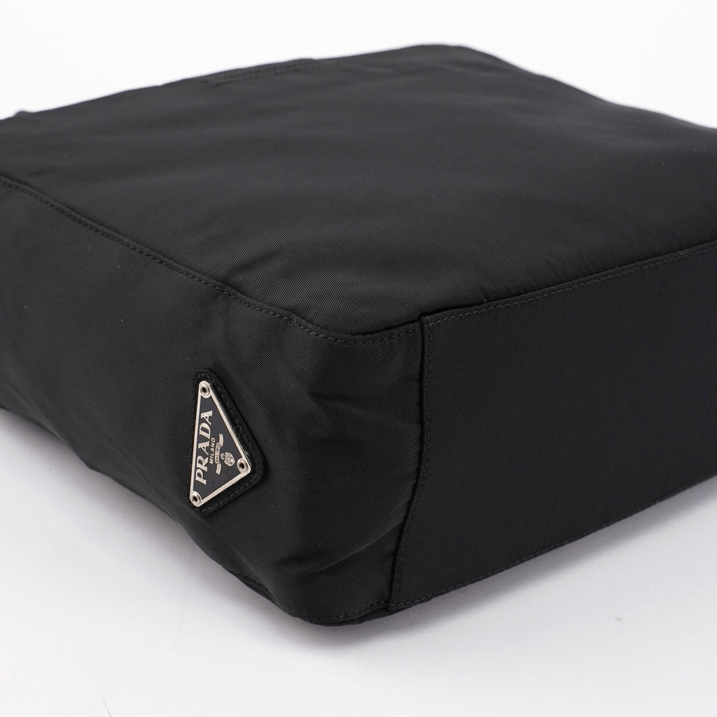 Black Tessuto Metropoli Tote Bag