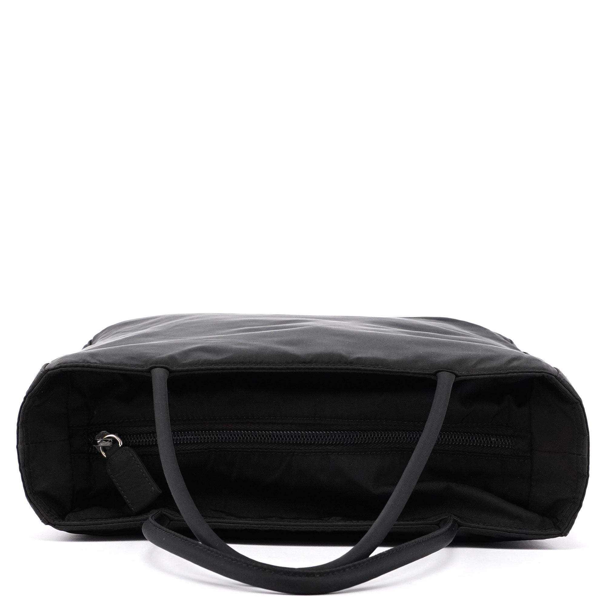 Black Tessuto Metropoli Tote Bag
