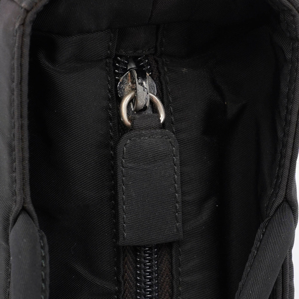 Black Tessuto Metropoli Tote Bag
