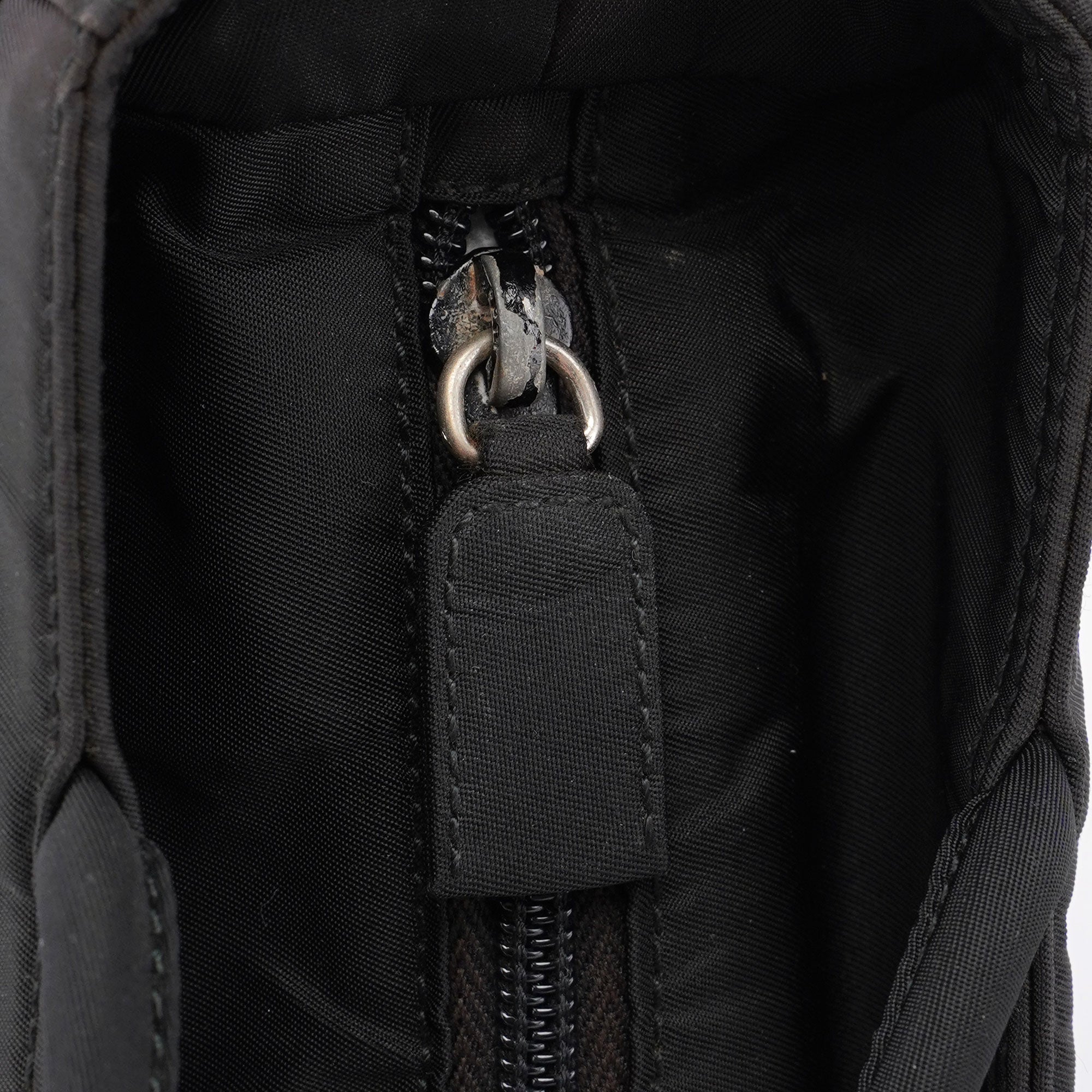Black Tessuto Metropoli Tote Bag