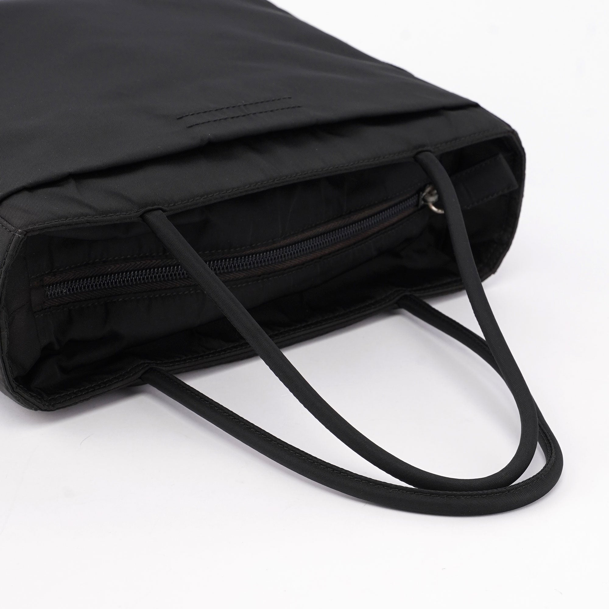 Black Tessuto Metropoli Tote Bag
