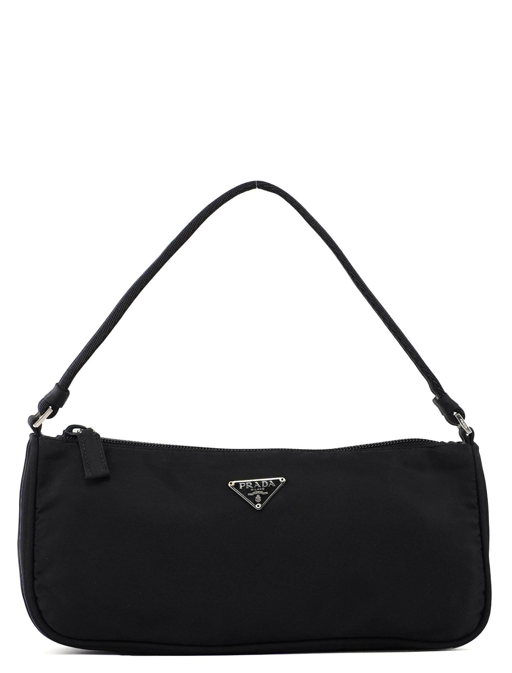 Black Tessuto Mini Hobo