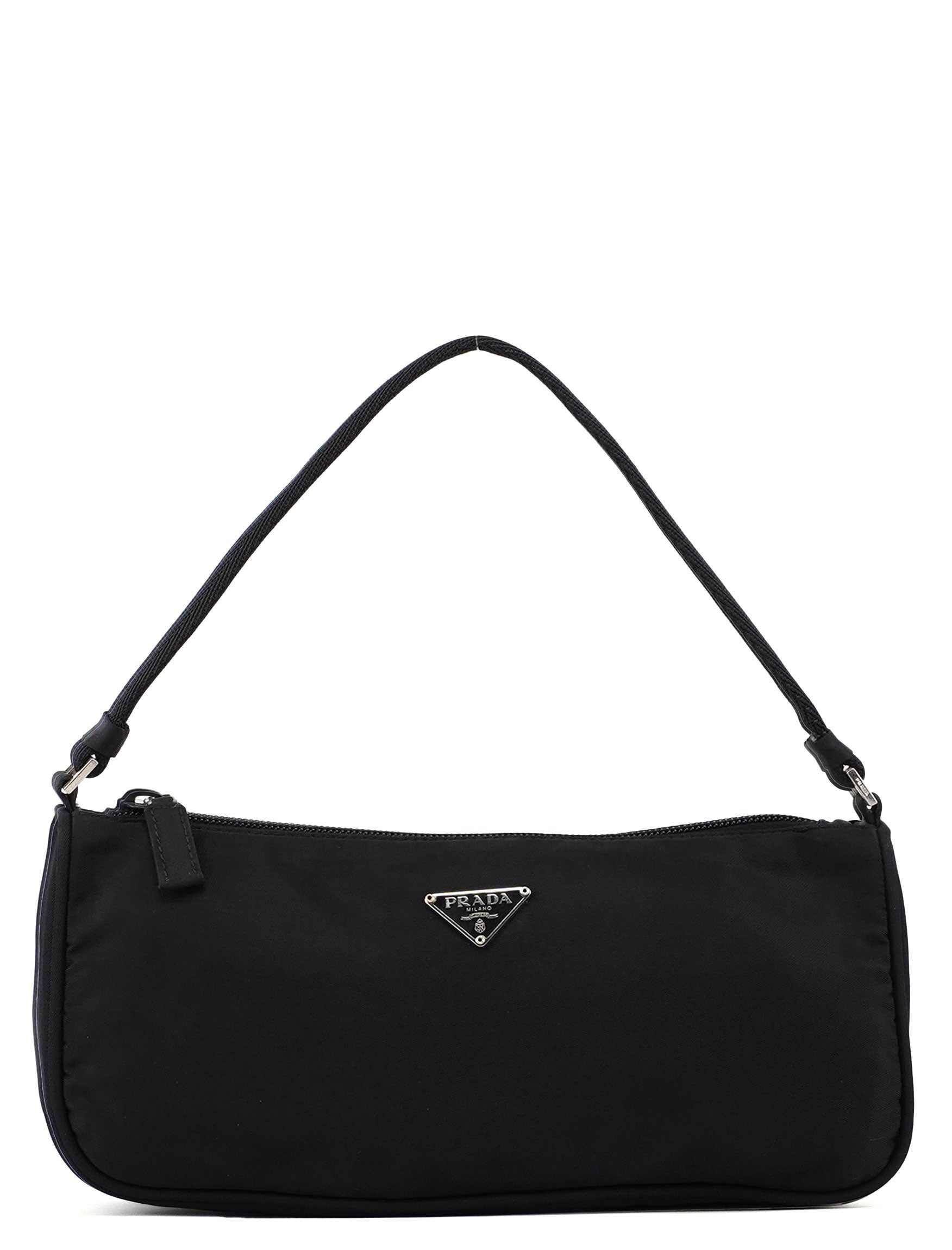 Black Tessuto Mini Hobo