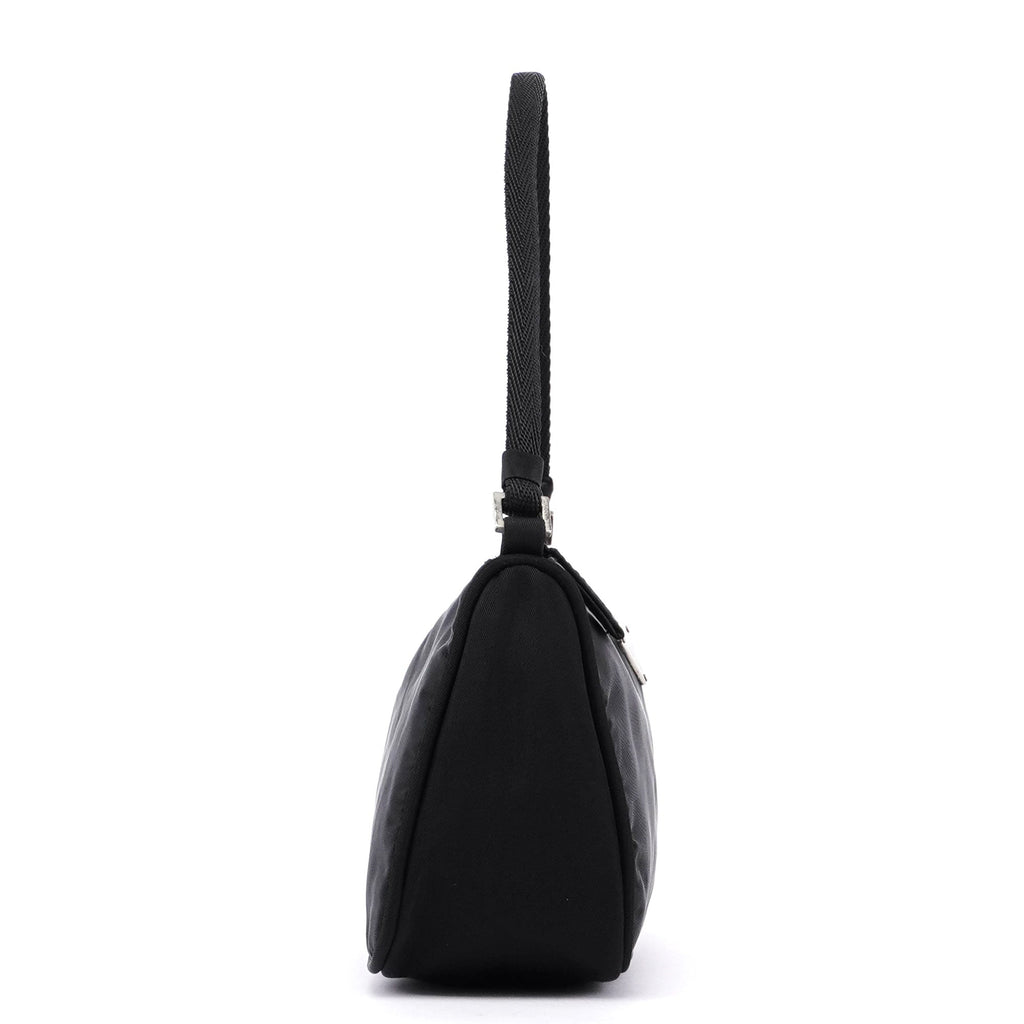 Black Tessuto Mini Hobo