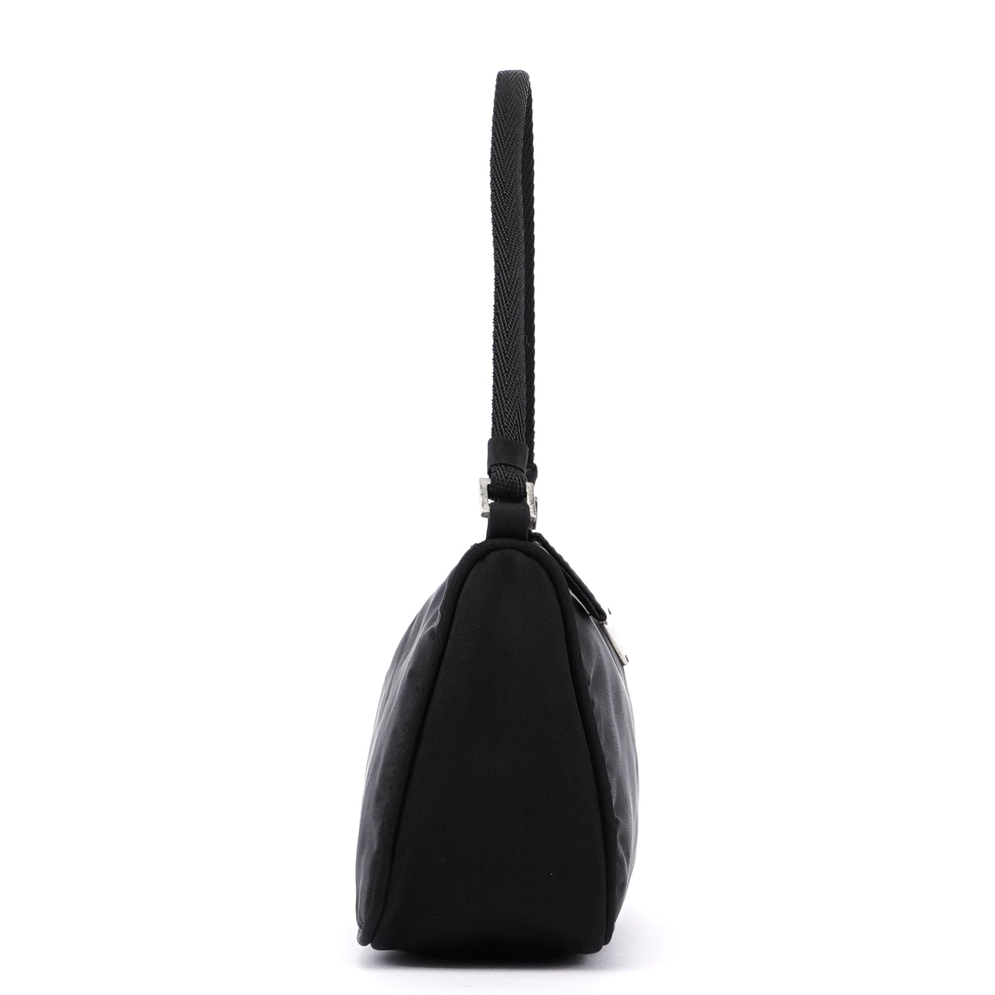 Black Tessuto Mini Hobo