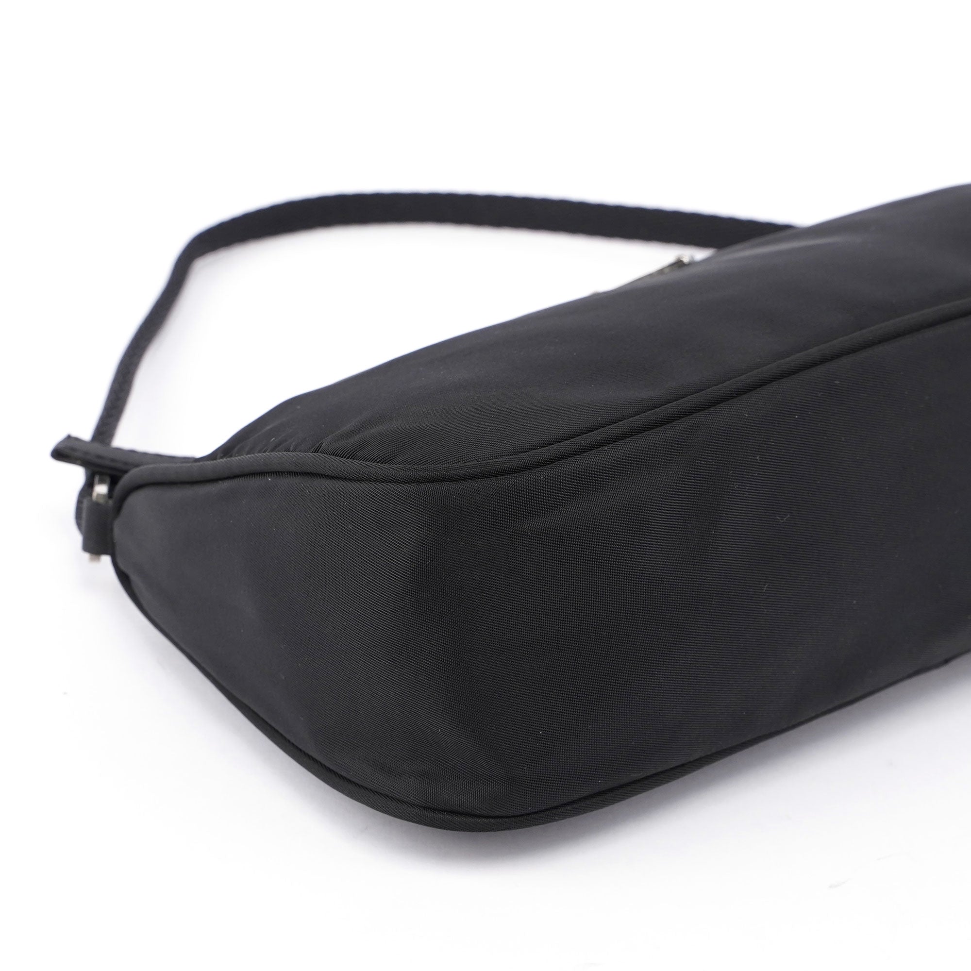 Black Tessuto Mini Hobo