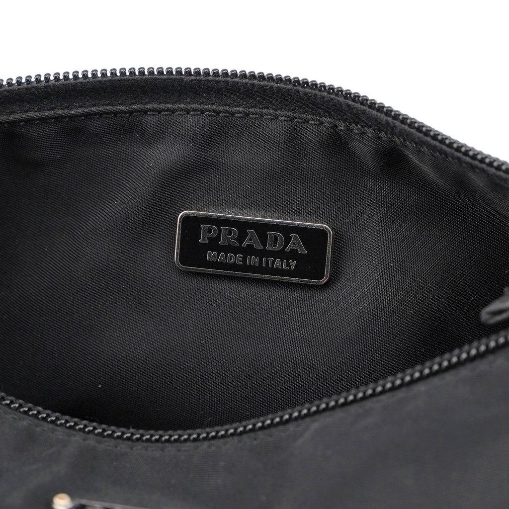 Black Tessuto Mini Hobo