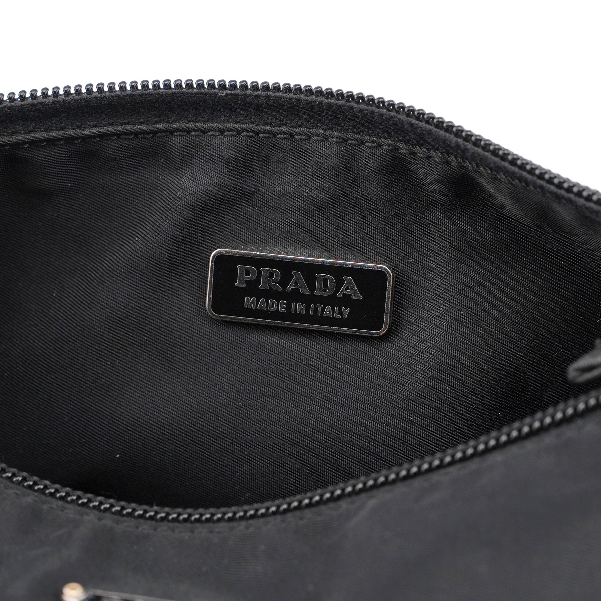 Black Tessuto Mini Hobo