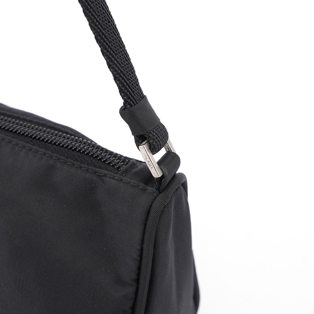 Black Tessuto Mini Hobo