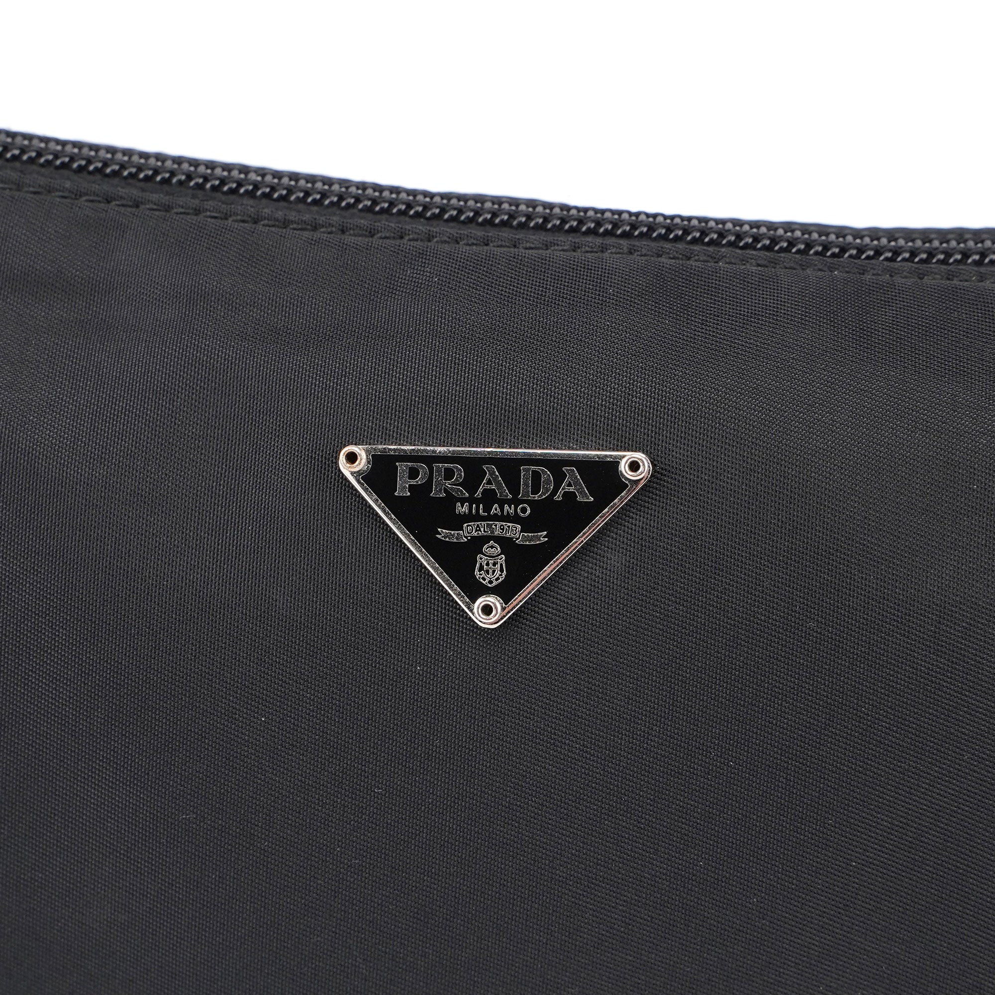 Black Tessuto Mini Hobo