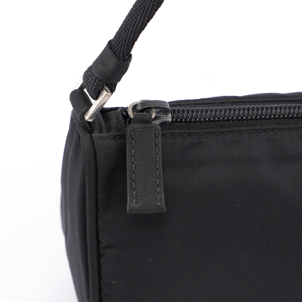 Black Tessuto Mini Hobo