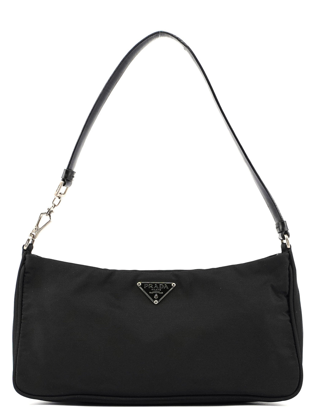 Black Tessuto Mini Hobo