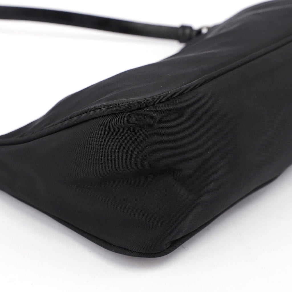 Black Tessuto Mini Hobo