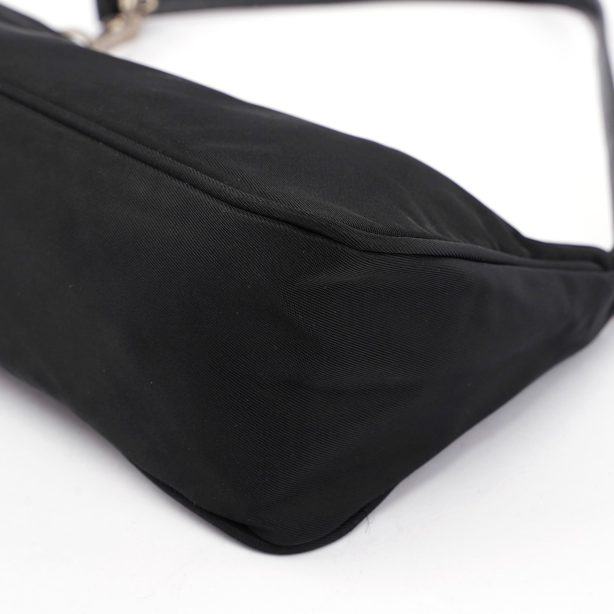 Black Tessuto Mini Hobo