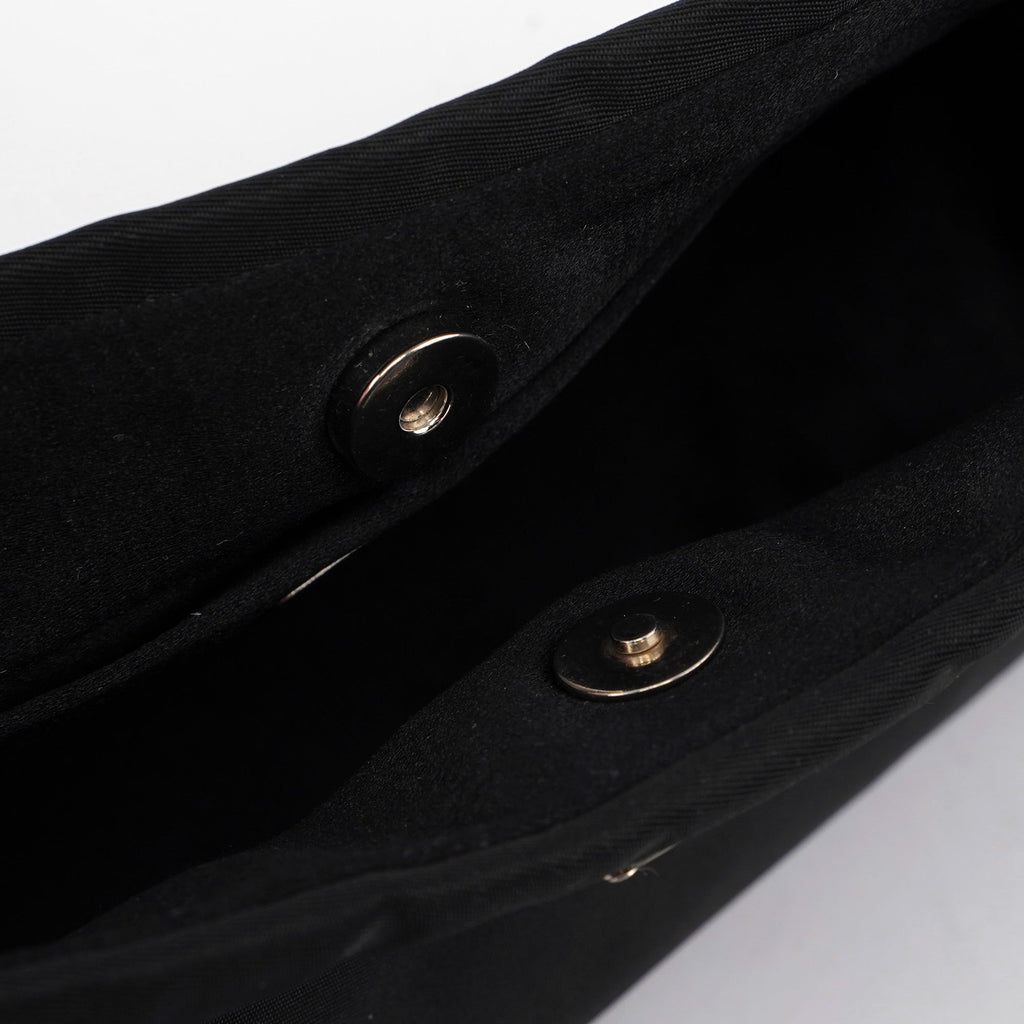 Black Tessuto Mini Hobo