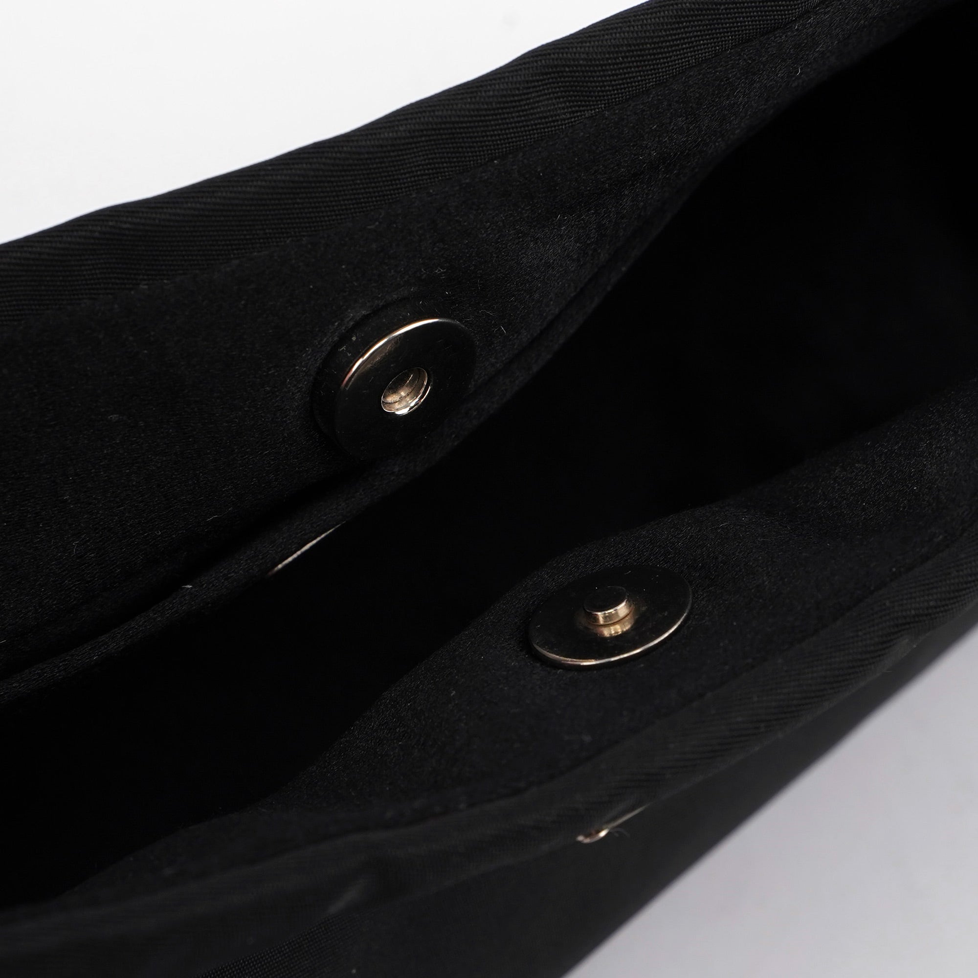 Black Tessuto Mini Hobo