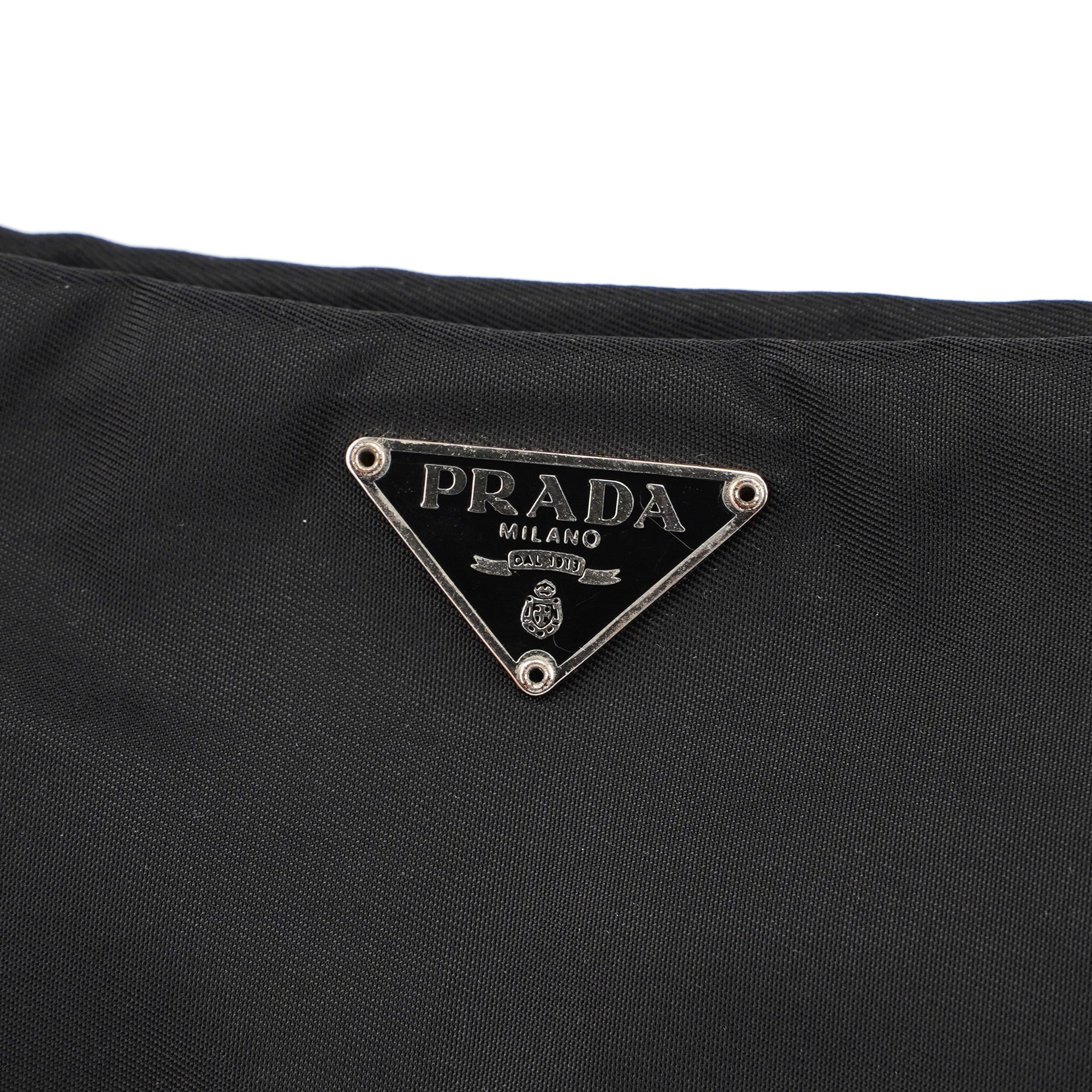 Black Tessuto Mini Hobo