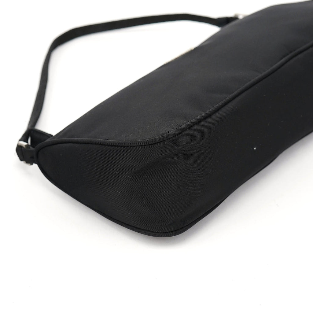 Black Tessuto Mini Hobo Bag
